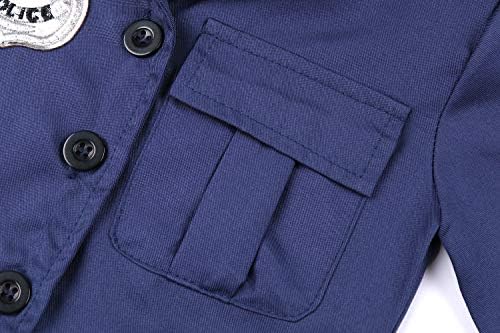 Girls Police Officer Costume Set for Halloween and Themed Events