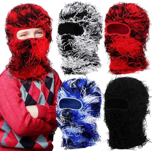 Happy Kids Distressed Balaclava Face Mask