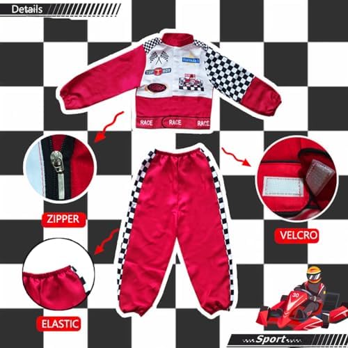 Exciting Race Car Driver Costume for Kids