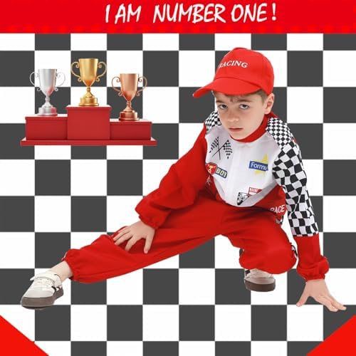 Exciting Race Car Driver Costume for Kids