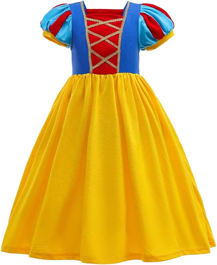 MYRISAM Princess Party Dress up Costumes for Girls Fluffy Sleeves Unique Design
