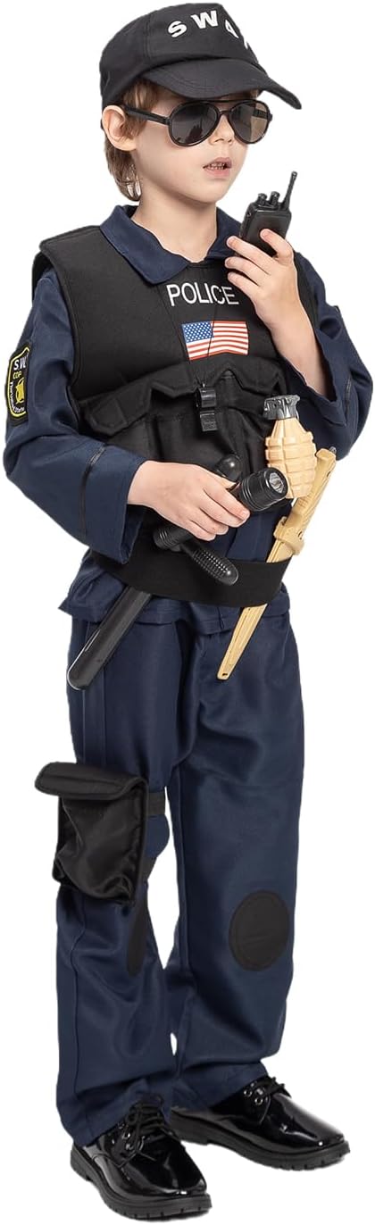 SWAT Police Costume for Kids