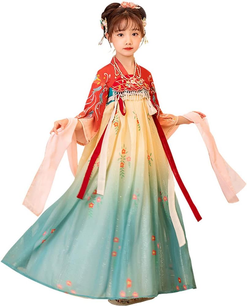 Fairy Princess Angel Performace Dresses for Girls 4-16