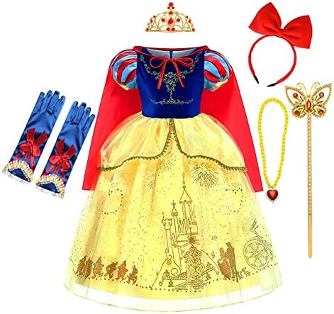 CinheyU Princess Birthday Dress with Accessories