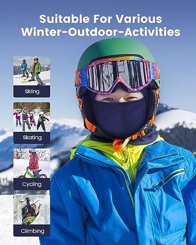Aegend Balaclava Face Mask for Kids WindproofCold-weather Protection