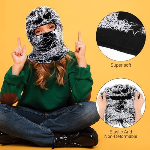 Happy Kids Distressed Balaclava Face Mask