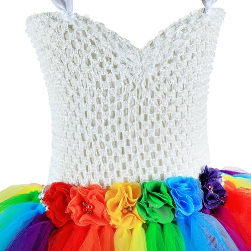 Elegant Handmade Girls Party Evening Dress with Train
