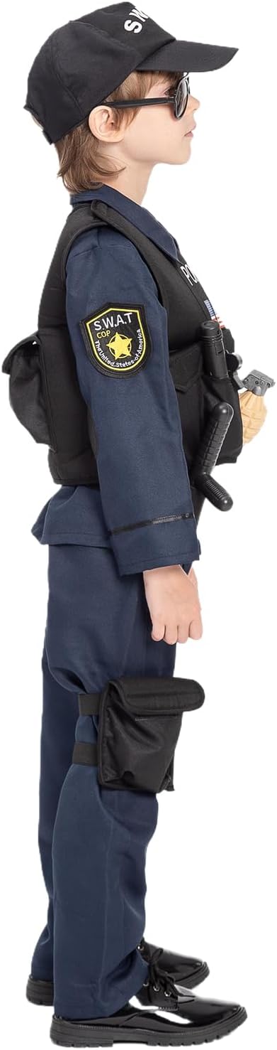 SWAT Police Costume for Kids