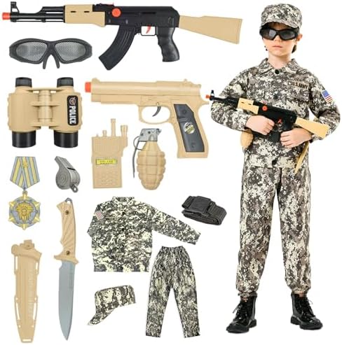 Halloween Army Soldier Costume for Kids