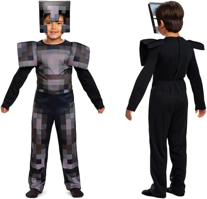 official nether armor costume for boys Minecraft kids - disguise