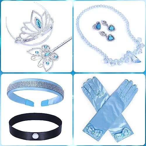 Perfect Princess Dresses for Girls - 11-Piece Set