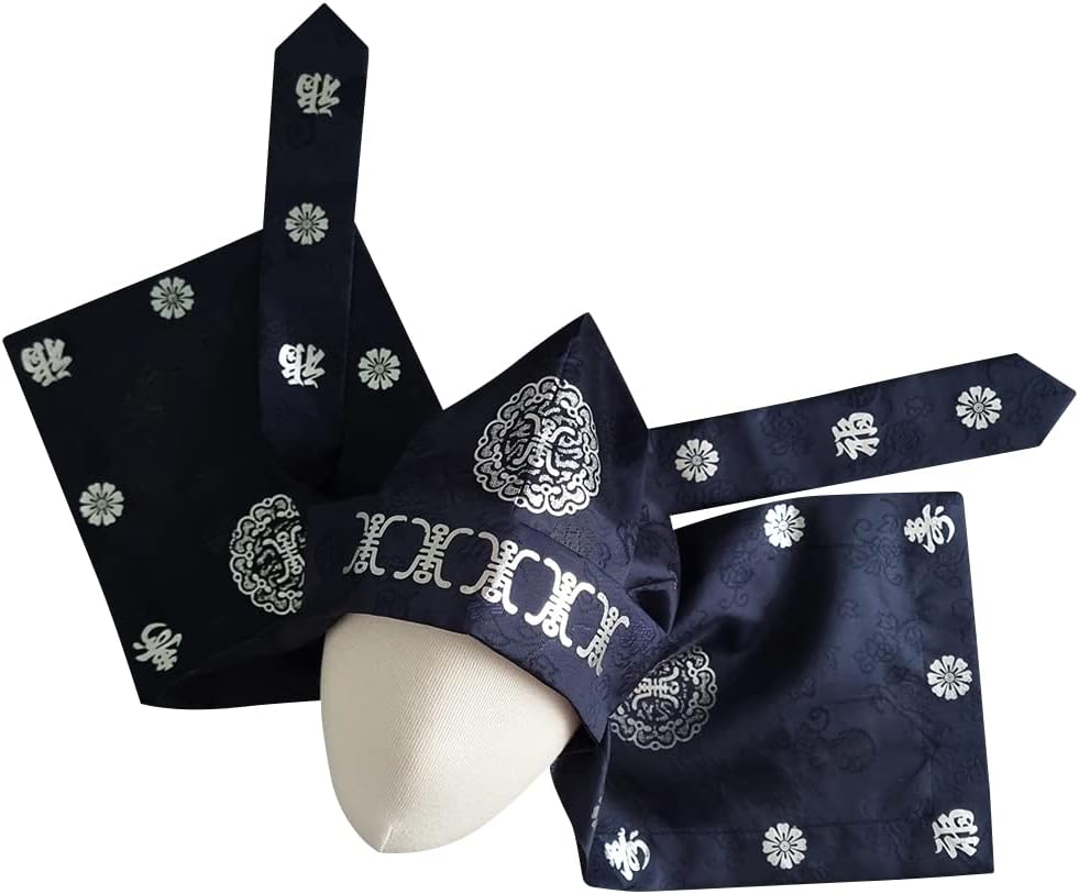 Elegance Korean Hanbok Baby Hat - 100 Days