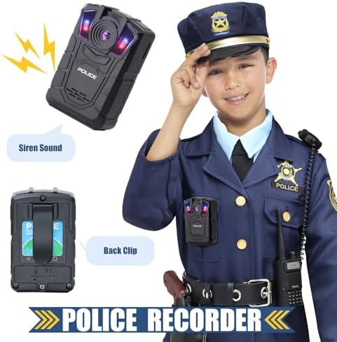 GC Police Costume Boys Halloween Halloween Career Day Kids Kids Police costume Set