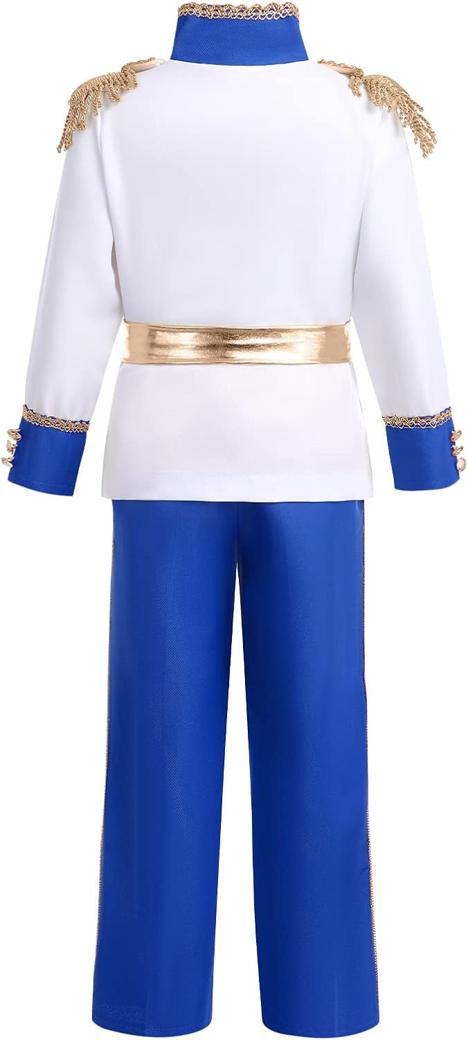 IBAKOM Prince Charming Costume for Boys