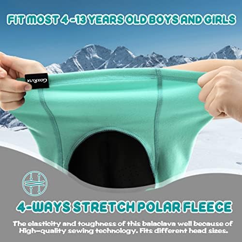 Perfect for Winter Kids Balaclava Ski Mask with Breather Design
