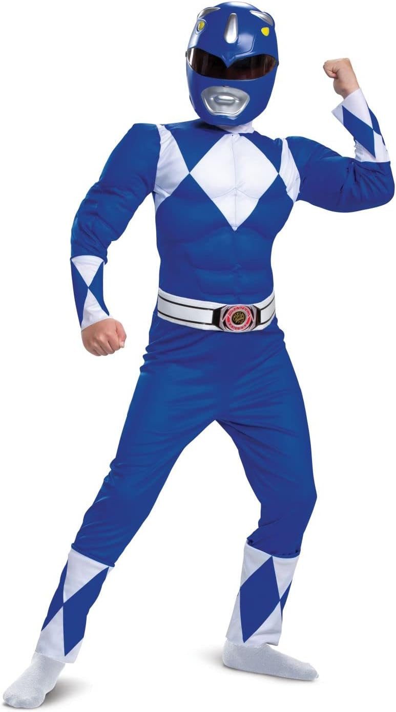 Power Rangers Boys Blue Ranger Costume Dress - Disguise
