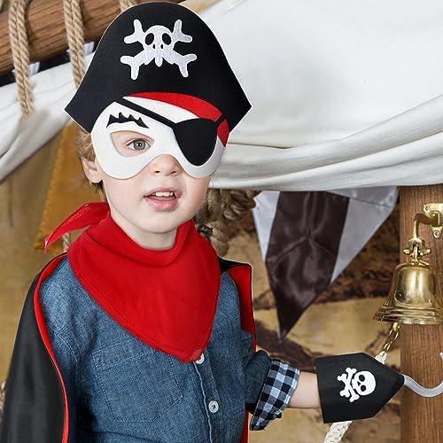 Bencailor Pirate Costume 6 Pcs Kids Boy Costume