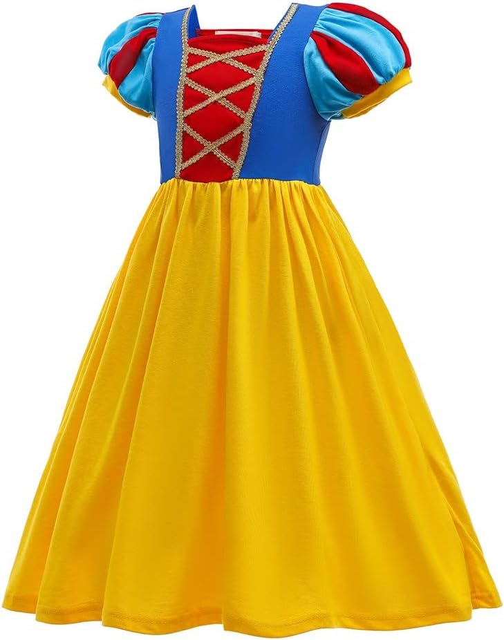MYRISAM Princess Party Dress up Costumes for Girls Fluffy Sleeves Unique Design