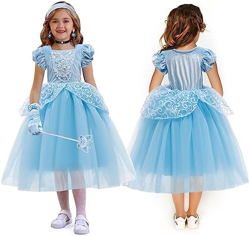 Perfect Princess Dresses for Girls - 11-Piece Set