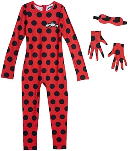 Miraculous Ladybug Girls 3-Piece Halloween Costume Set