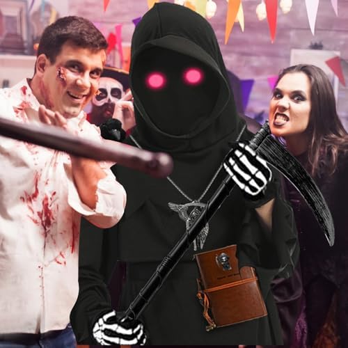 Halloween Grim Reaper Costume Scary Fun for Kids and Adults