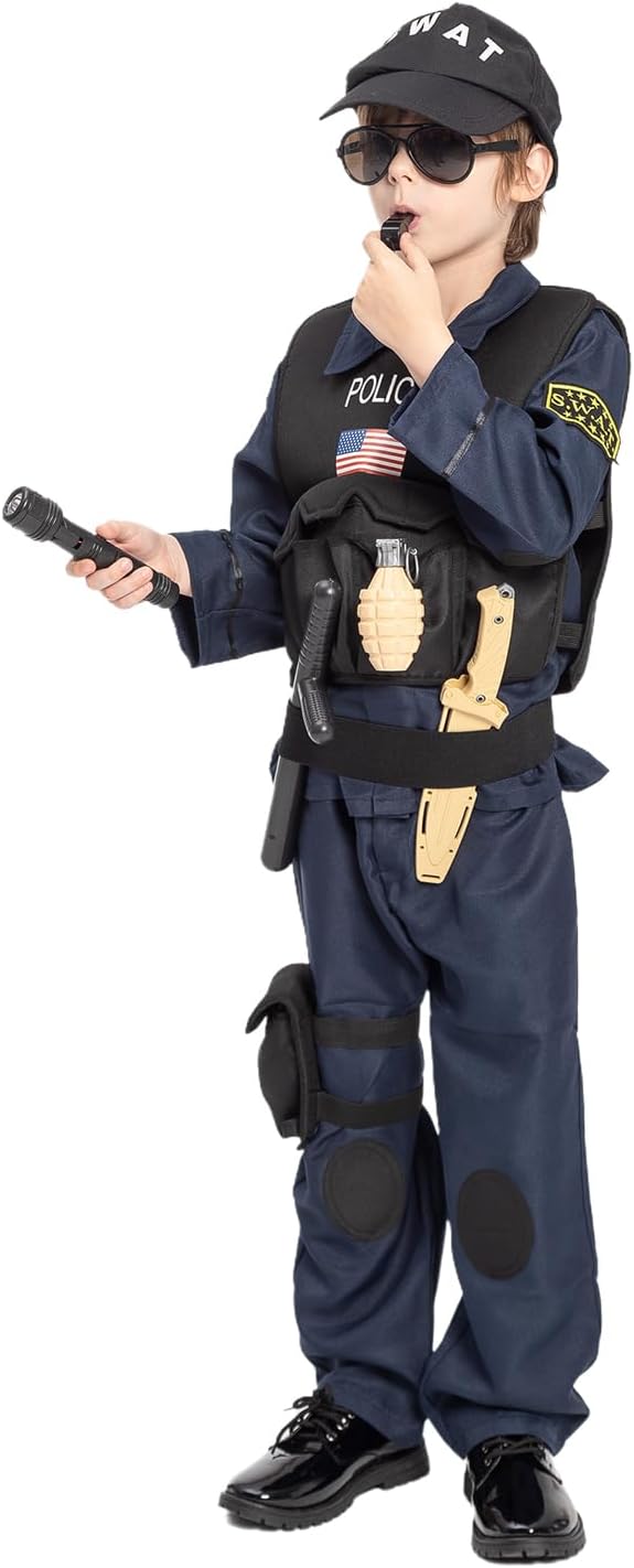 SWAT Police Costume for Kids