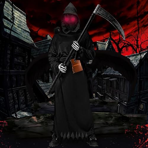 Halloween Grim Reaper Costume Scary Fun for Kids and Adults