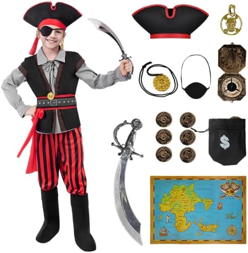 Spooktacular Boys Pirate Costume Accessories for Halloween
