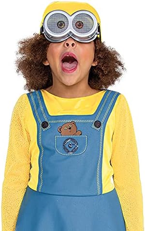 Bob Minion Girl Costume for Kids - Official Minion Outfit