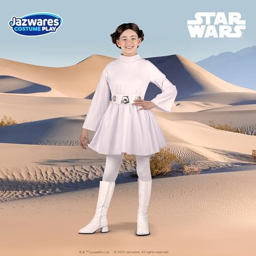 Star Wars Princess Leia Halloween Costume - Jazwares Kids Costume for Girls