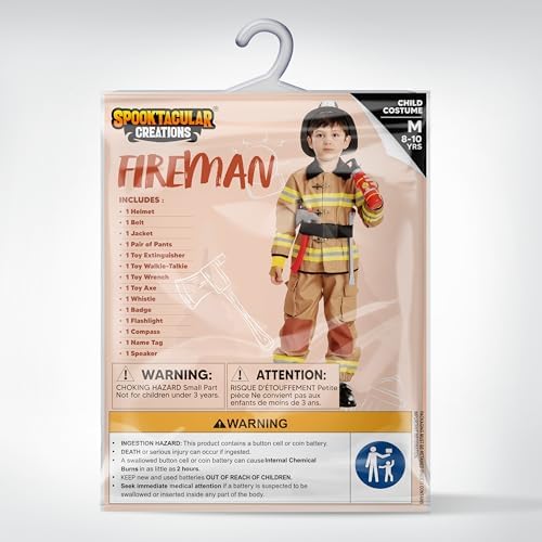 Spooktacular Creations Halloween Boys Fireman Costume Halloween Invite Friends