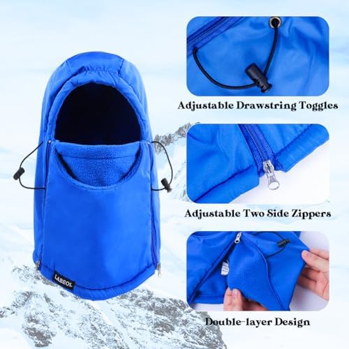 Adjustable skiing face mask for kids