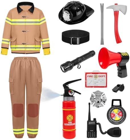 Spooktacular Creations Halloween Boys Fireman Costume Halloween Invite Friends