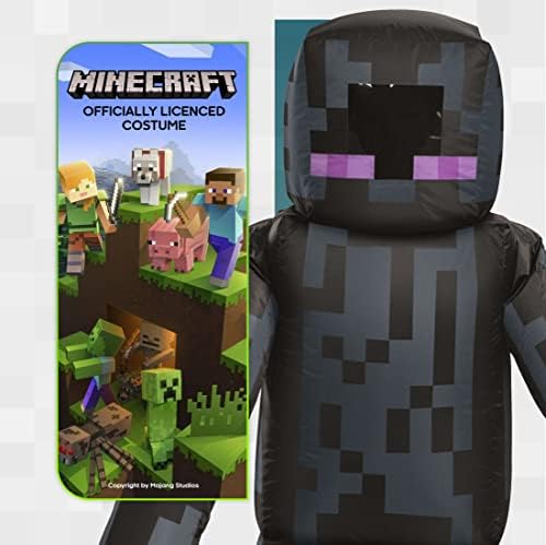 Young Kid Enderman Inflatable Minecraft Costume for Kids