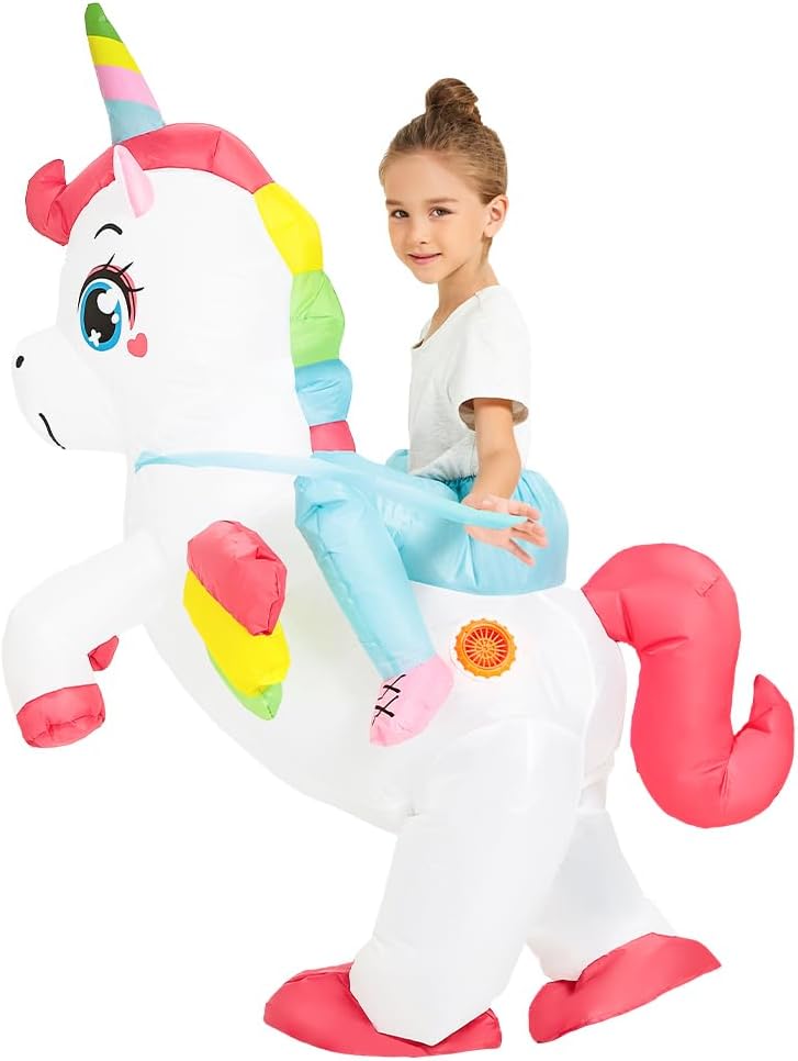 JUROSAICA Blowing Up Unicorn Girls Kids Halloween Costume