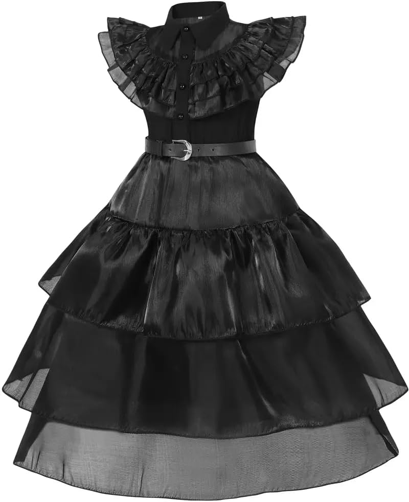 WYB Black Costume Dress for Girls Costuming Accessories