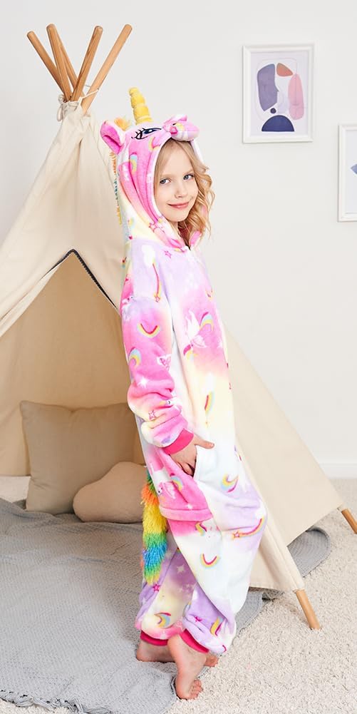 Kids Unicorn Onesie Pajama Costume