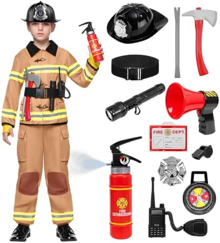 Spooktacular Creations Halloween Boys Fireman Costume Halloween Invite Friends