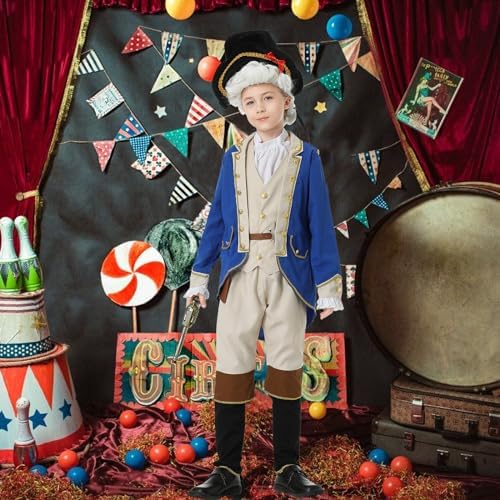 George Washington Kids Costume Boys Founding Father Costume Historical Sh
