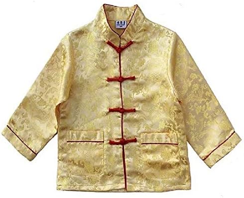 Little Boys Dragon Tang Coat Long Sleeve Costume Jacket