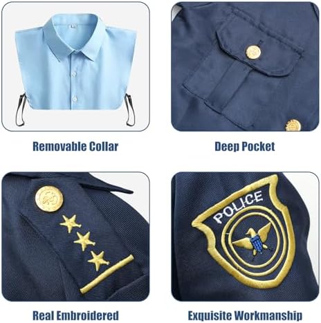GC Police Costume Boys Halloween Halloween Career Day Kids Kids Police costume Set