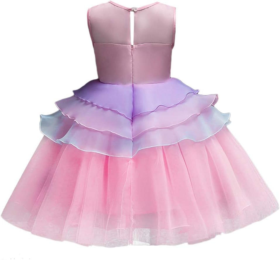 MYRISAM Princess Unicorn Tulle Dress for Girls
