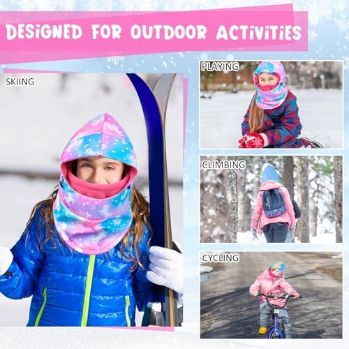 Warm Windproof Kids Winter Hat with Adjustable Fit for Older Kids