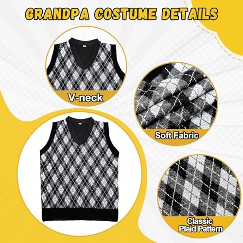 Skirfy Old Man Costume for Kids