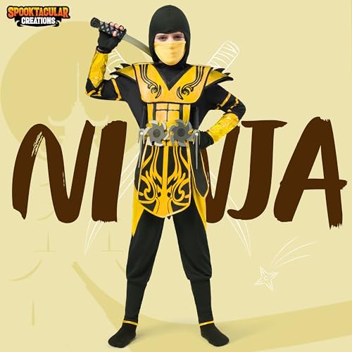Spooktacular Creations Red Ninja Costume for Boys
