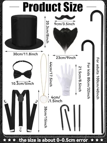 Magnificent 1920s Gatsby cosplay accessories for gentlemen
