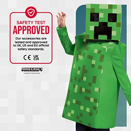 Creeper Classic Minecraft Costume Green Small 4-6 Disguise
