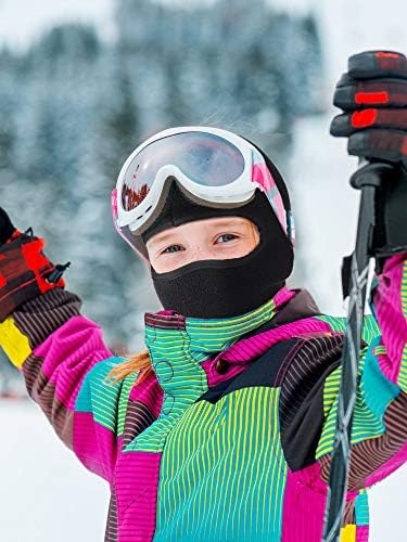 2-PieceWinter Ski Mask Balaclava Set for Kids with Dual Protection