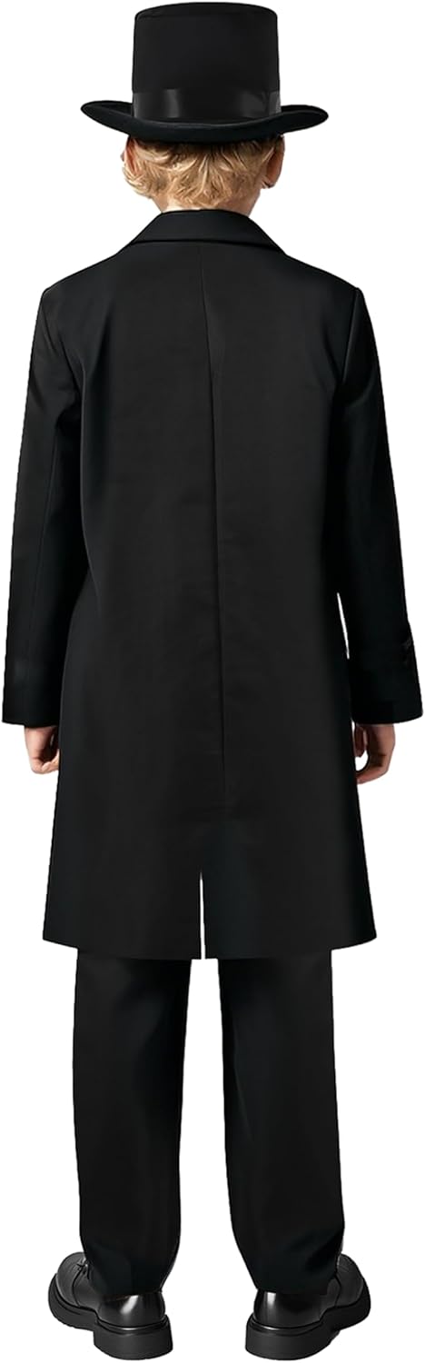 Abraham Lincoln Costume Boys Halloween Presidents Day Dress Up