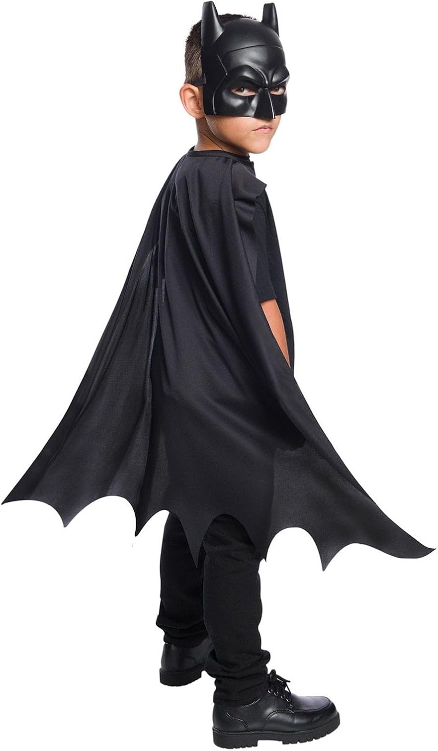 Rubies Batman Cape Mask Set for Boys One Size Black